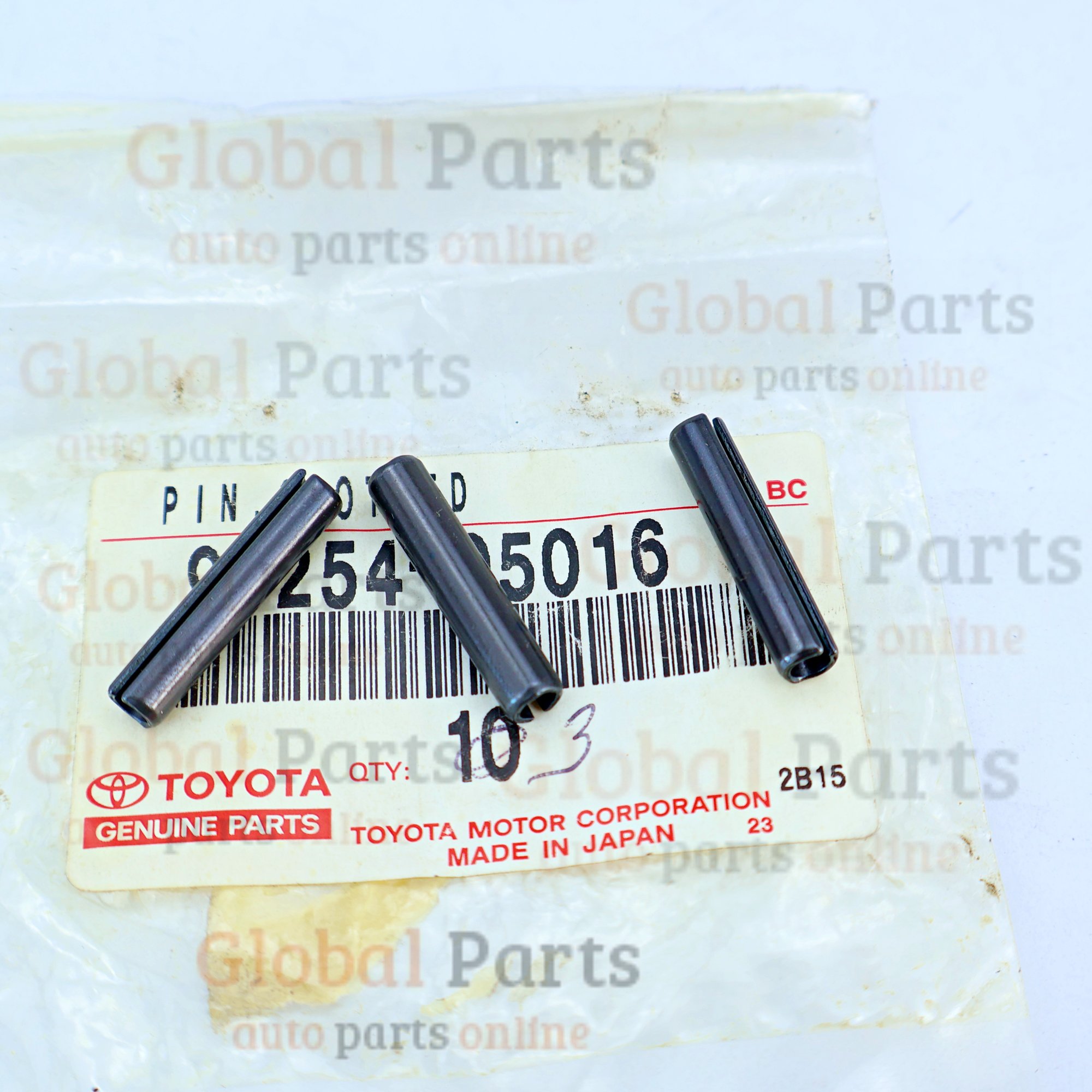 Genuine Toyota OEM Slotted Spring (for Differential Shift Fork) Pin - 90254-05016