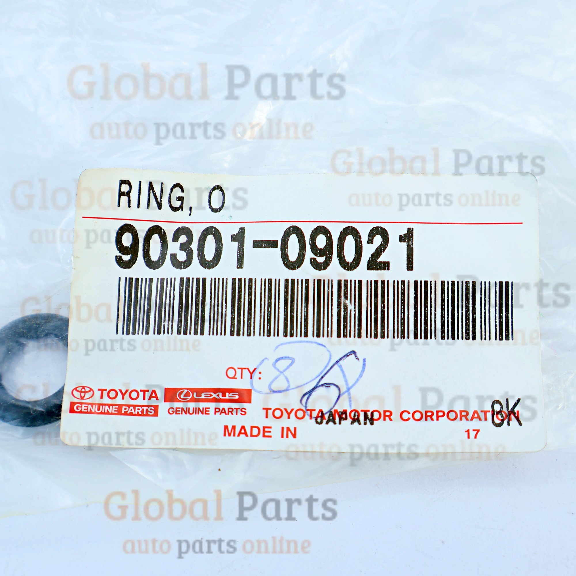 Genuine Toyota OEM O-Ring - 90301-09021