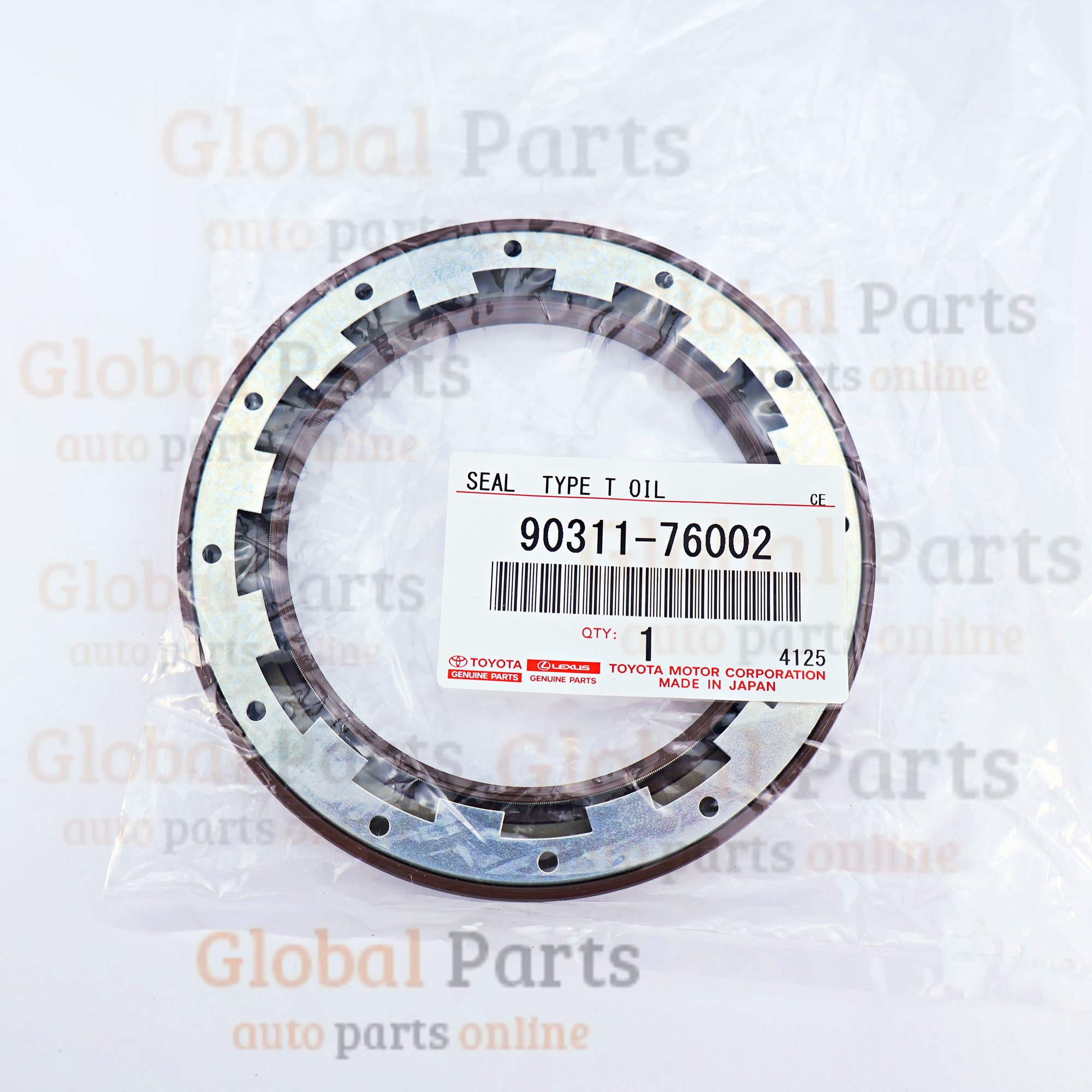 Genuine Toyota OEM Engine Rear Oil Seal - 90311-76002