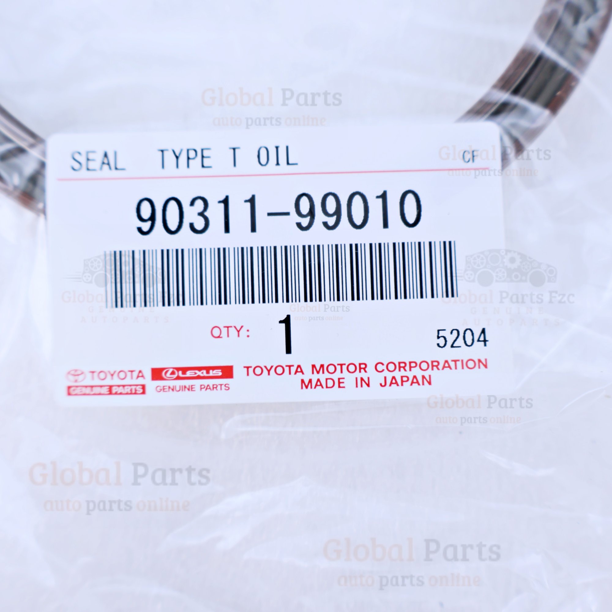 Genuine Toyota OEM Oil Seal - 90311-99010