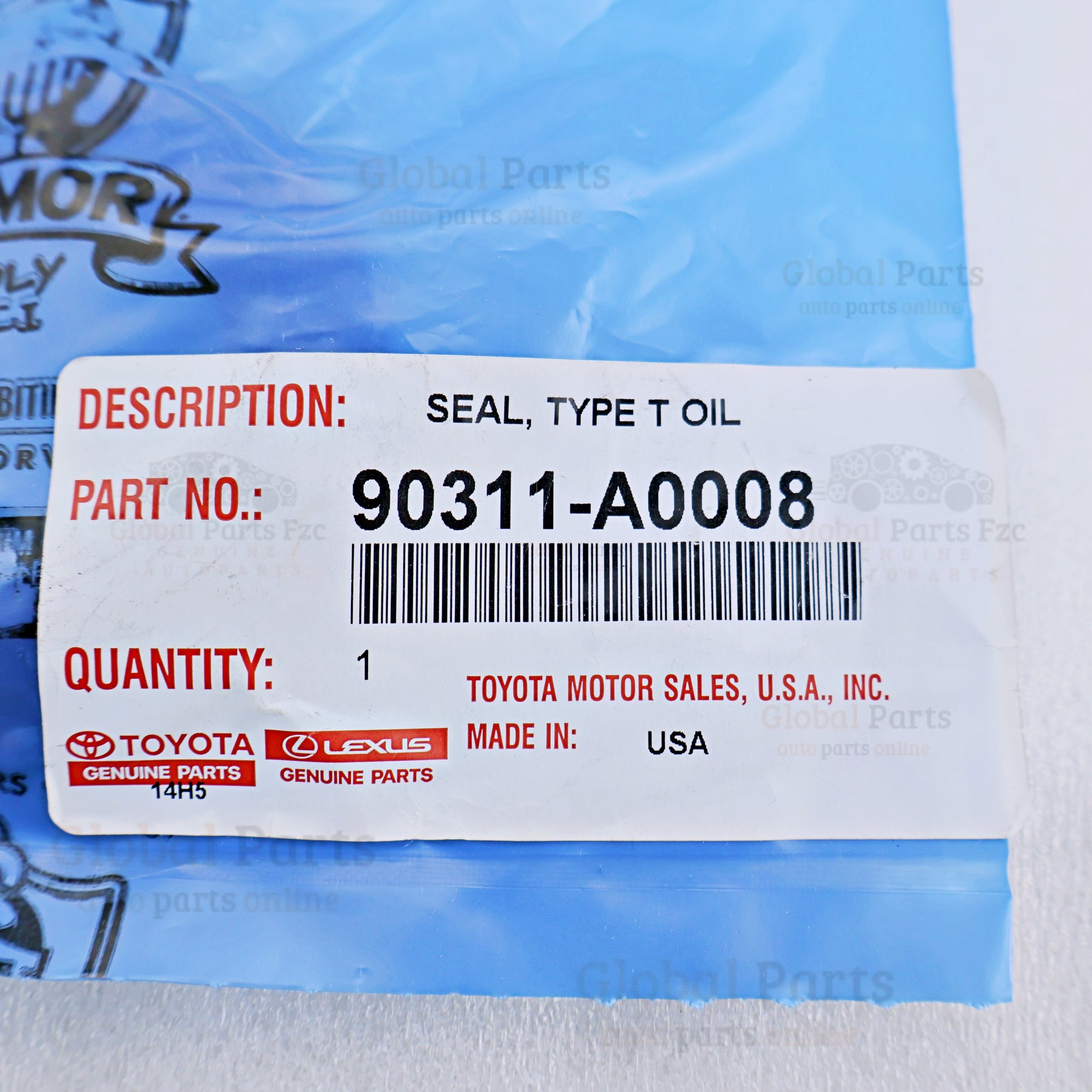 Genuine Toyota OEM Oil Seal - 90311-A0008