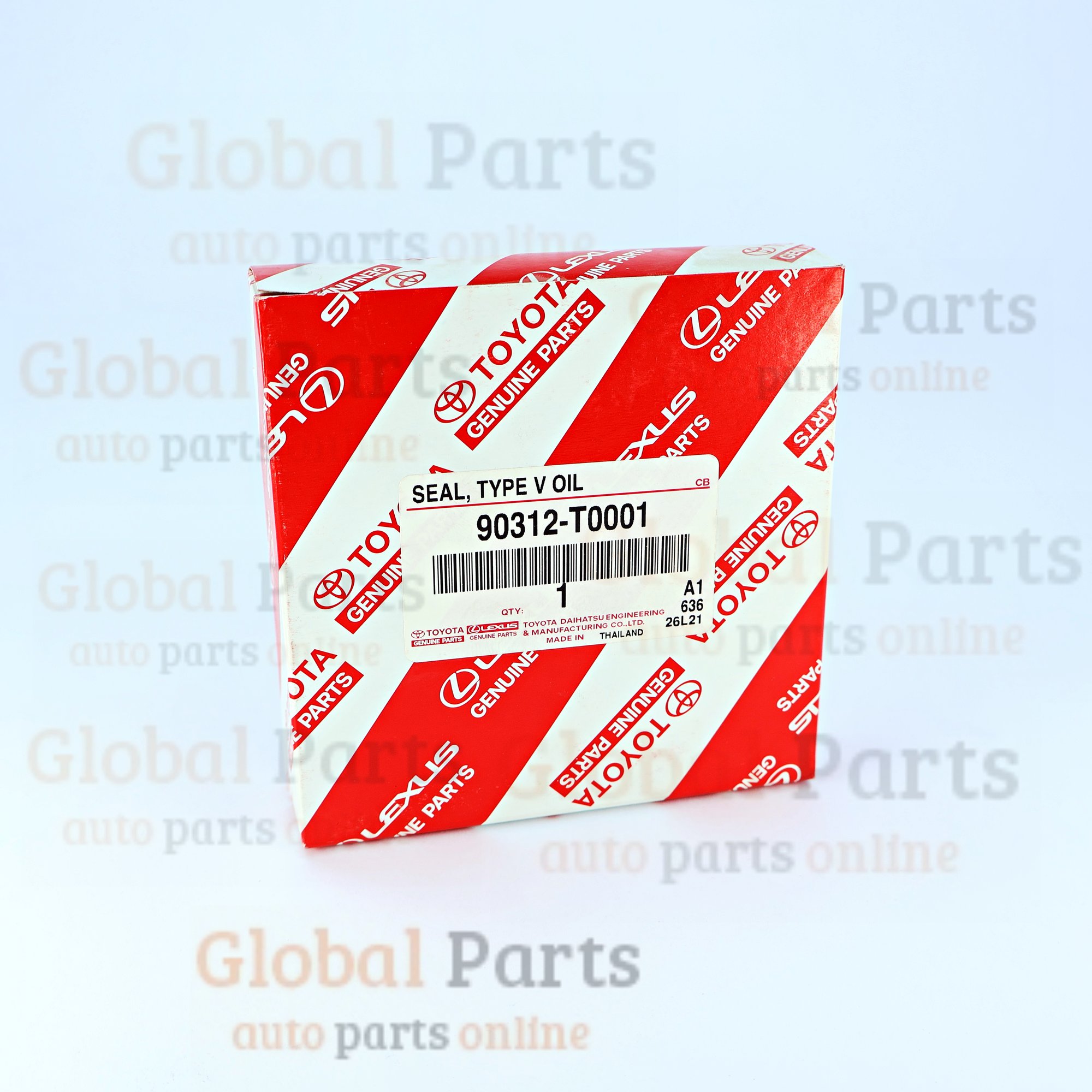 Genuine Toyota OEM Front Wheel Hub Oil Seal - 90312-T0001