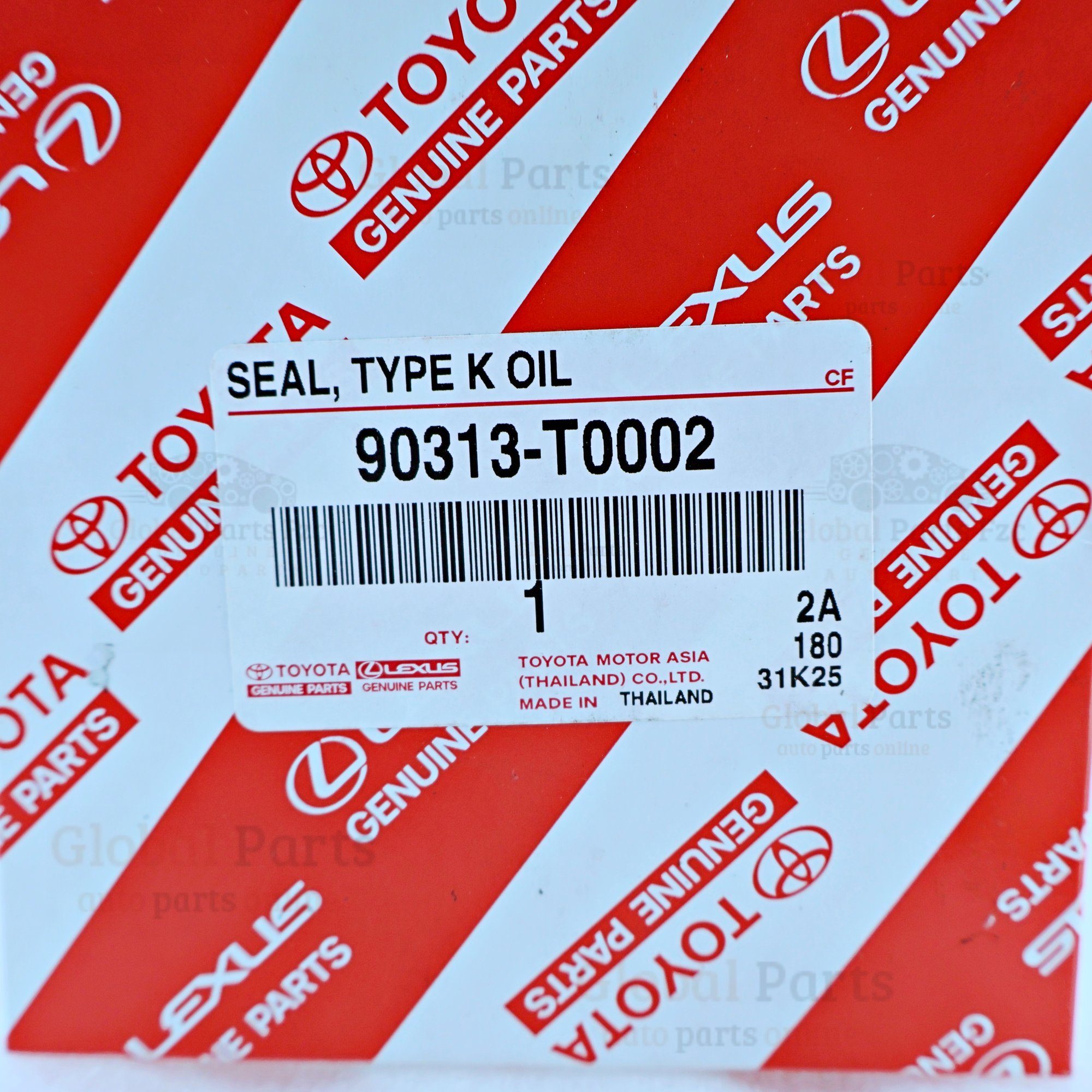 Genuine Toyota OEM Oil Seal - 90313-T0002
