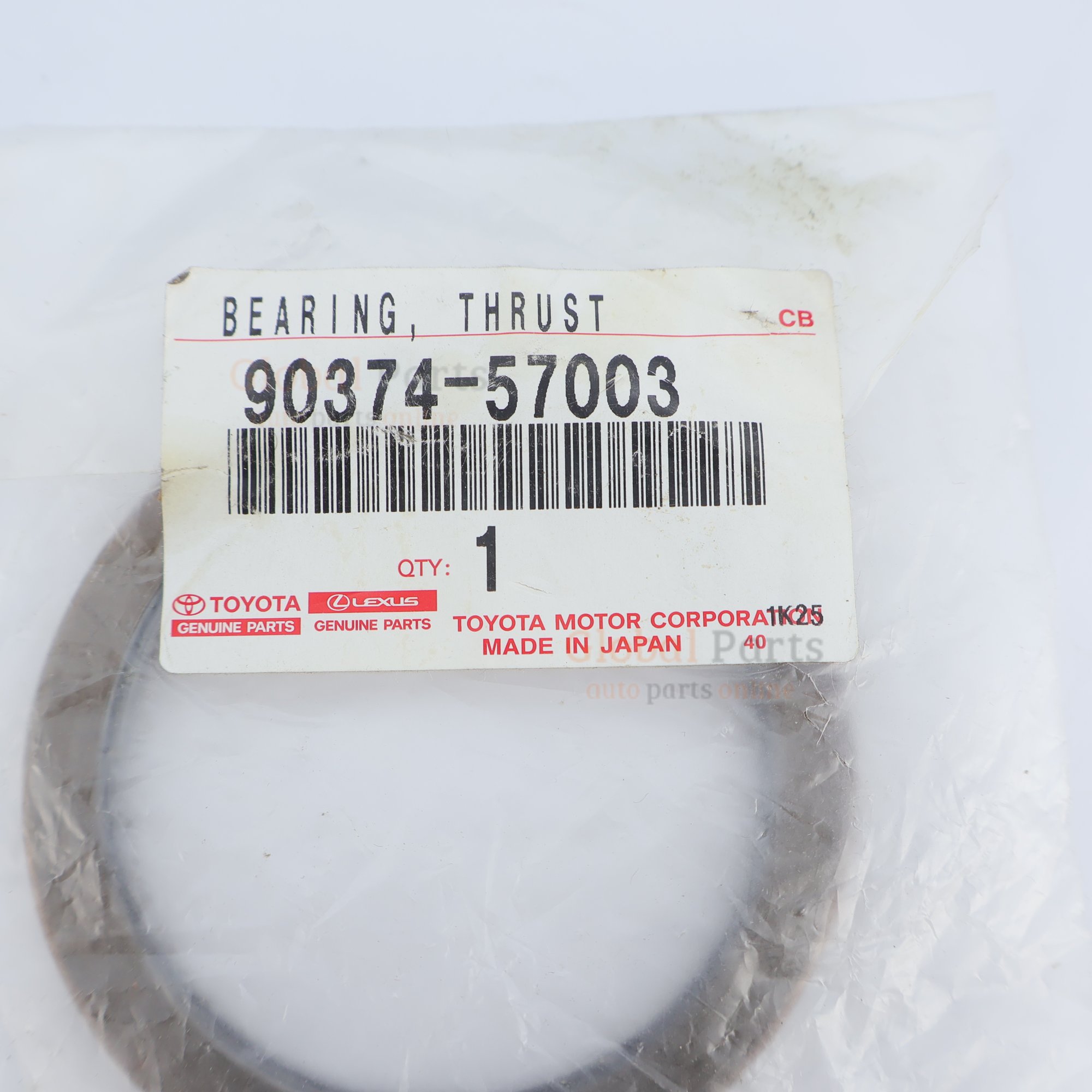Genuine Toyota OEM Thrust Needle Roller Bearing - 90374-57003