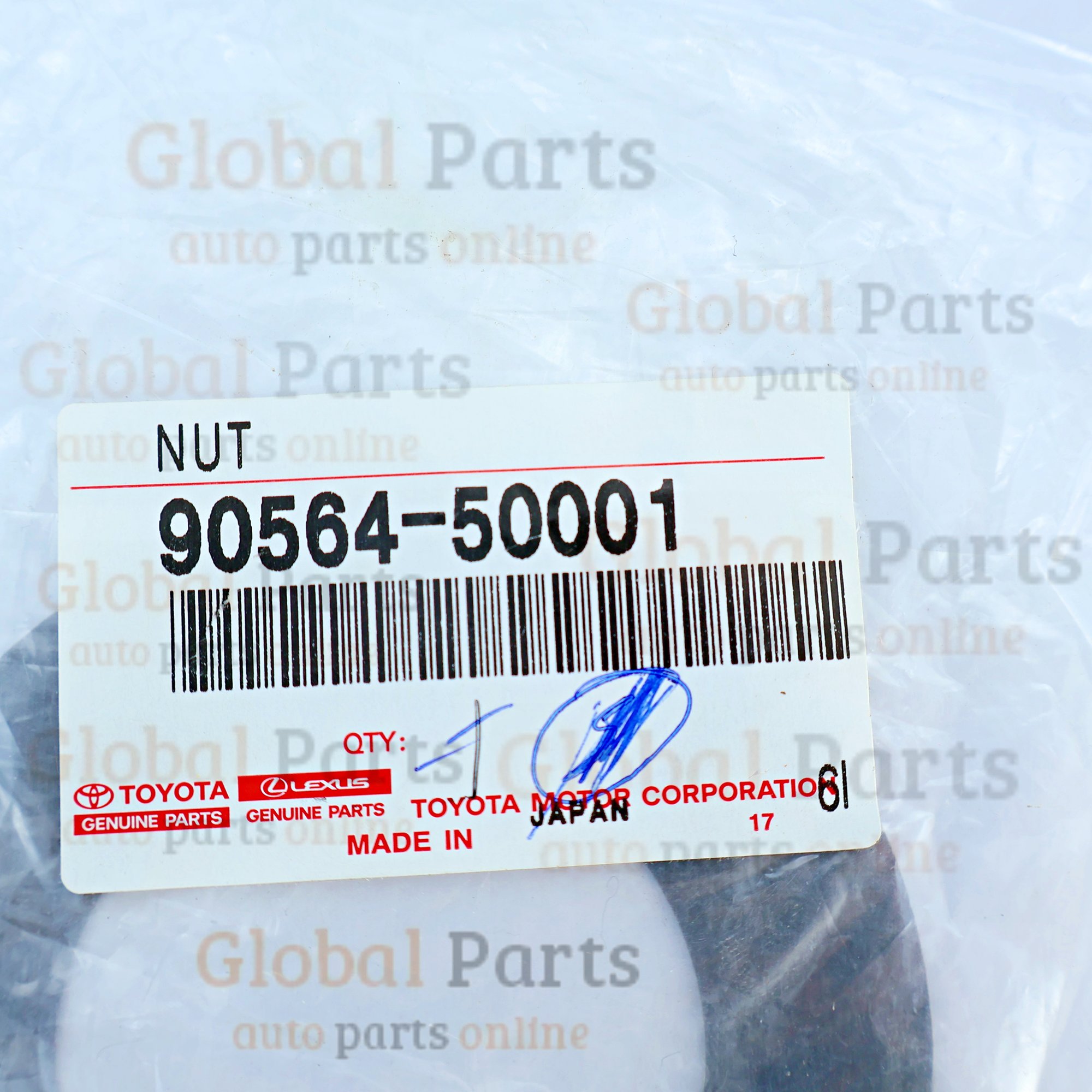 Genuine Toyota OEM Plate (for Rear Differential Side Gear Shaft) Washer - 90564-50001