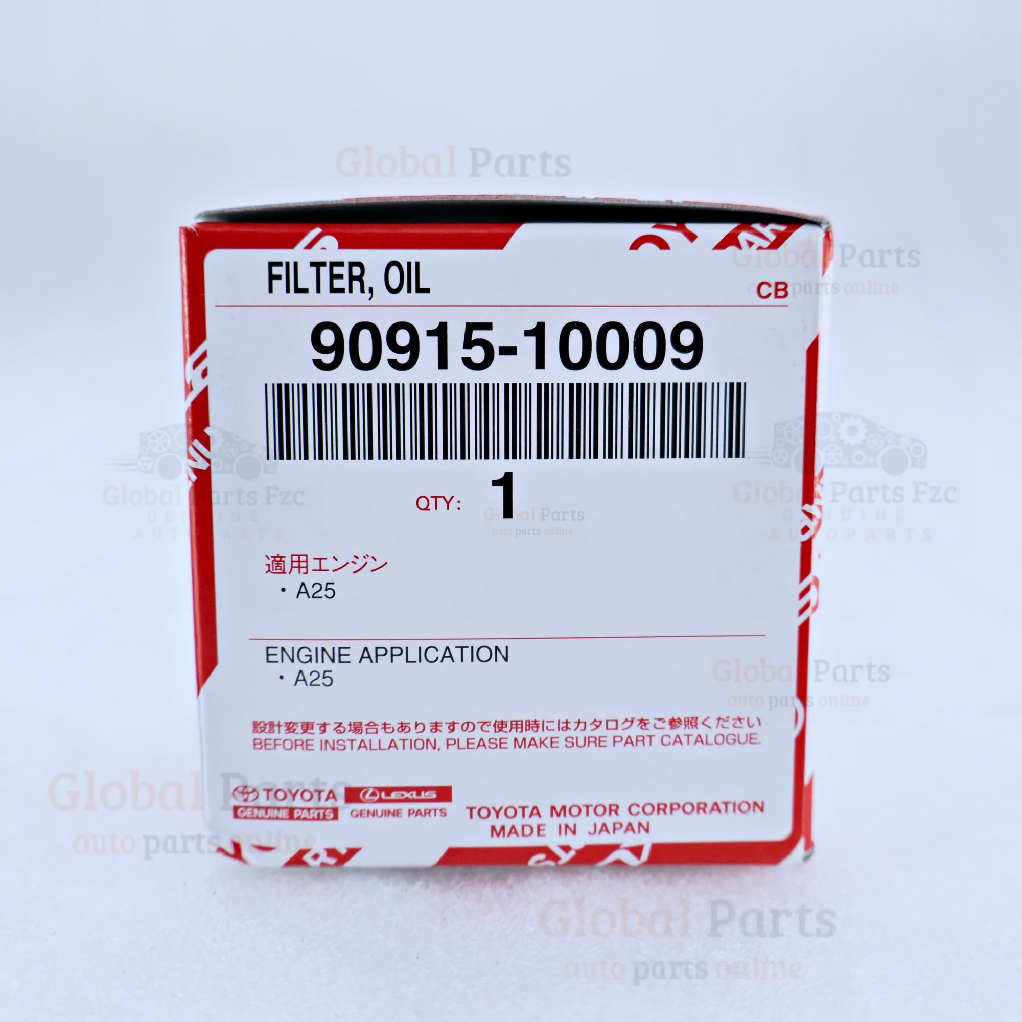 Genuine Toyota OEM Engine Oil Filter - 90915-10009
