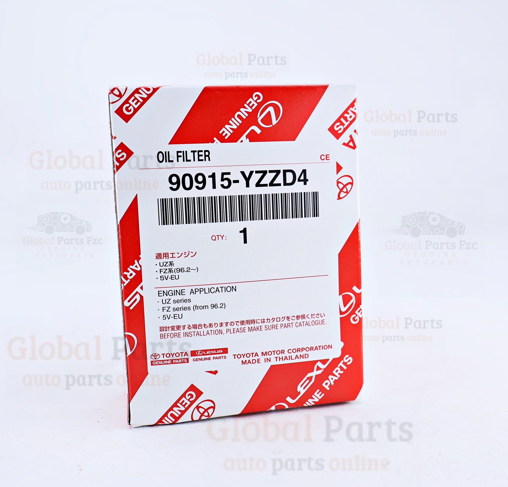Genuine Toyota OEM Engine Oil Filter - 90915-YZZD4