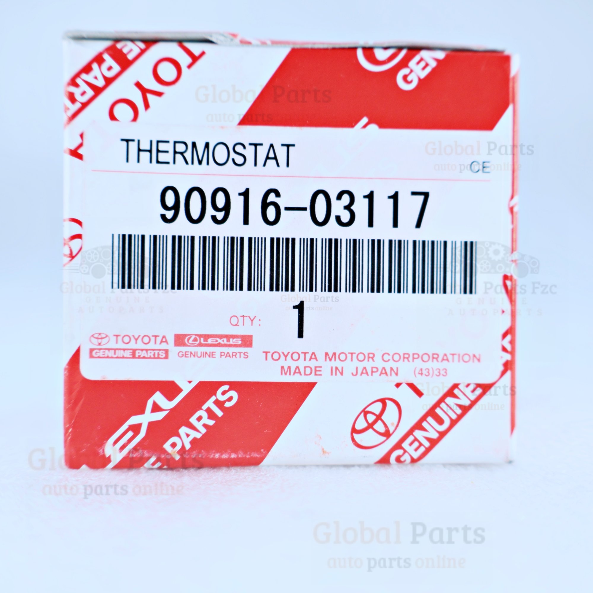 Genuine Toyota OEM Engine Coolant Thermostat - 90916-03117
