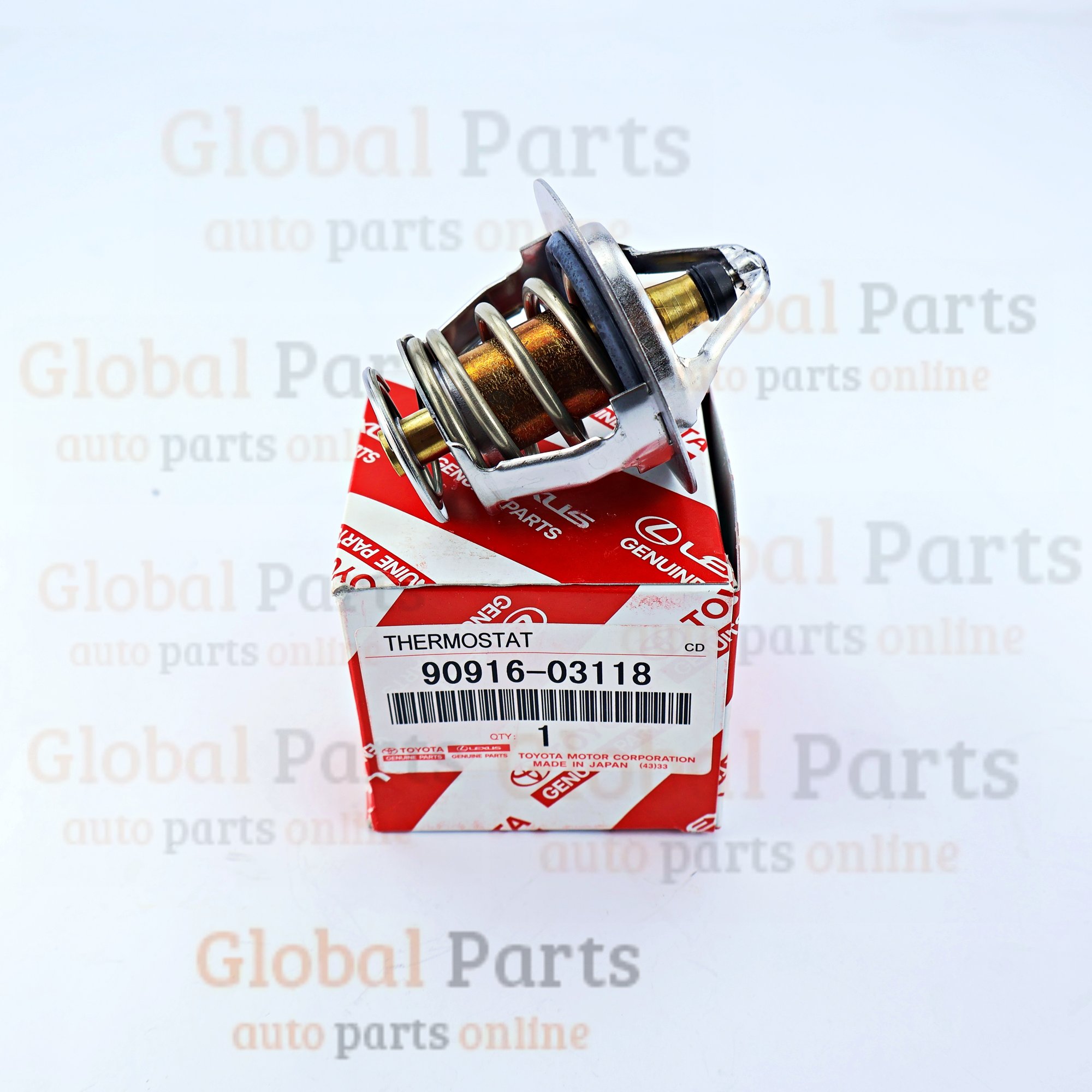 Genuine Toyota OEM Engine Coolant Thermostat - 90916-03118