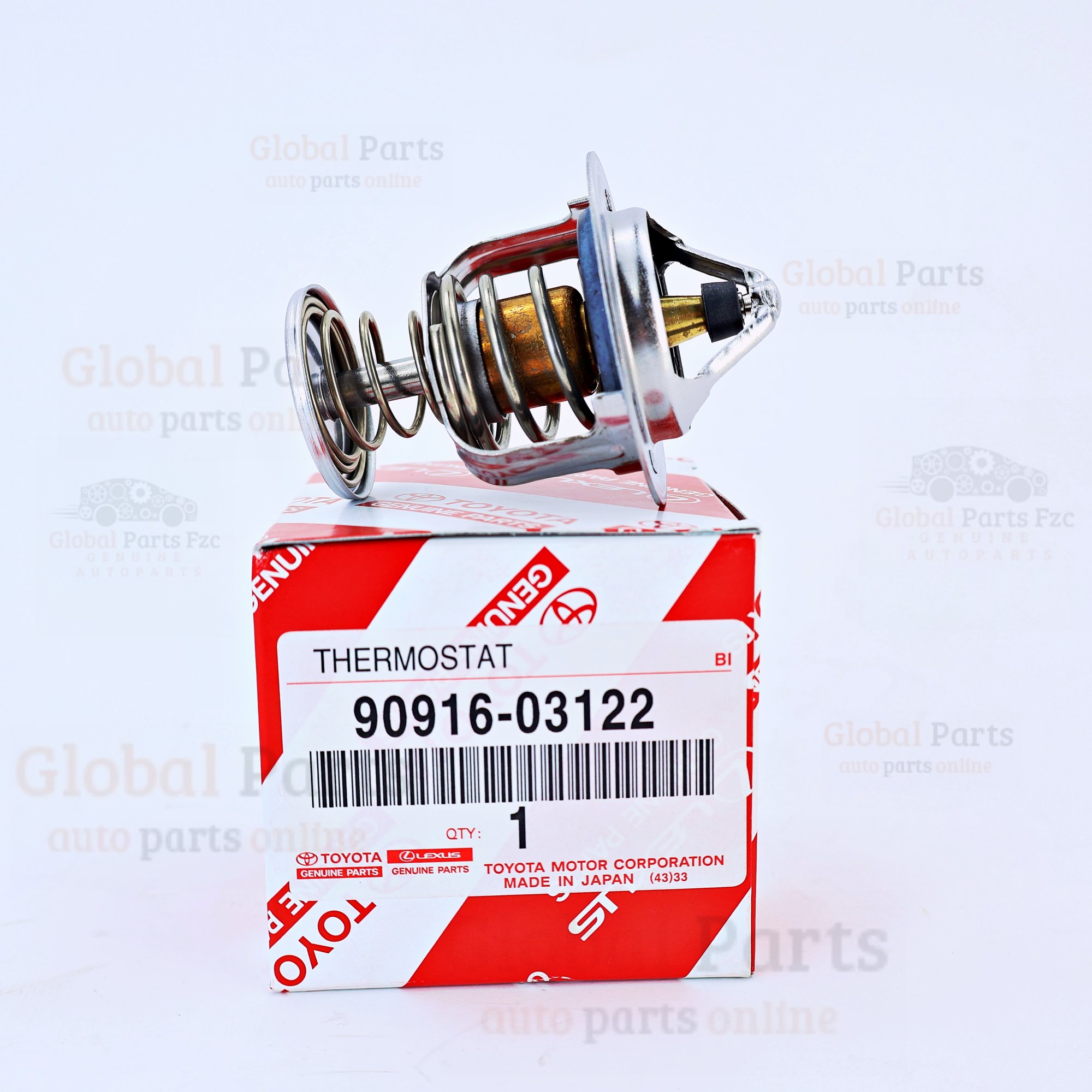 Genuine Toyota OEM Engine Coolant Thermostat - 90916-03122