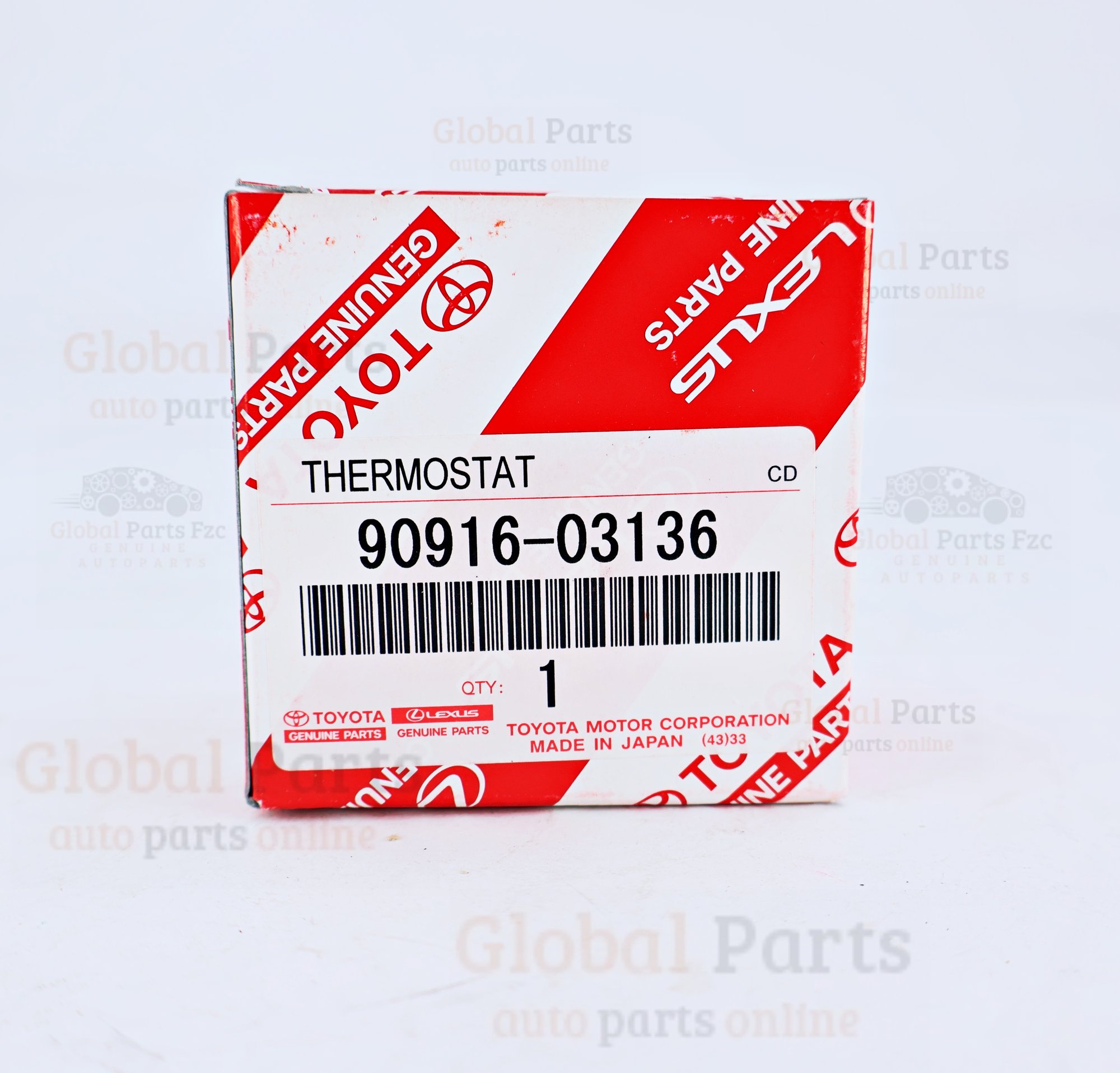 Genuine Toyota OEM Engine Coolant Thermostat - 90916-03136