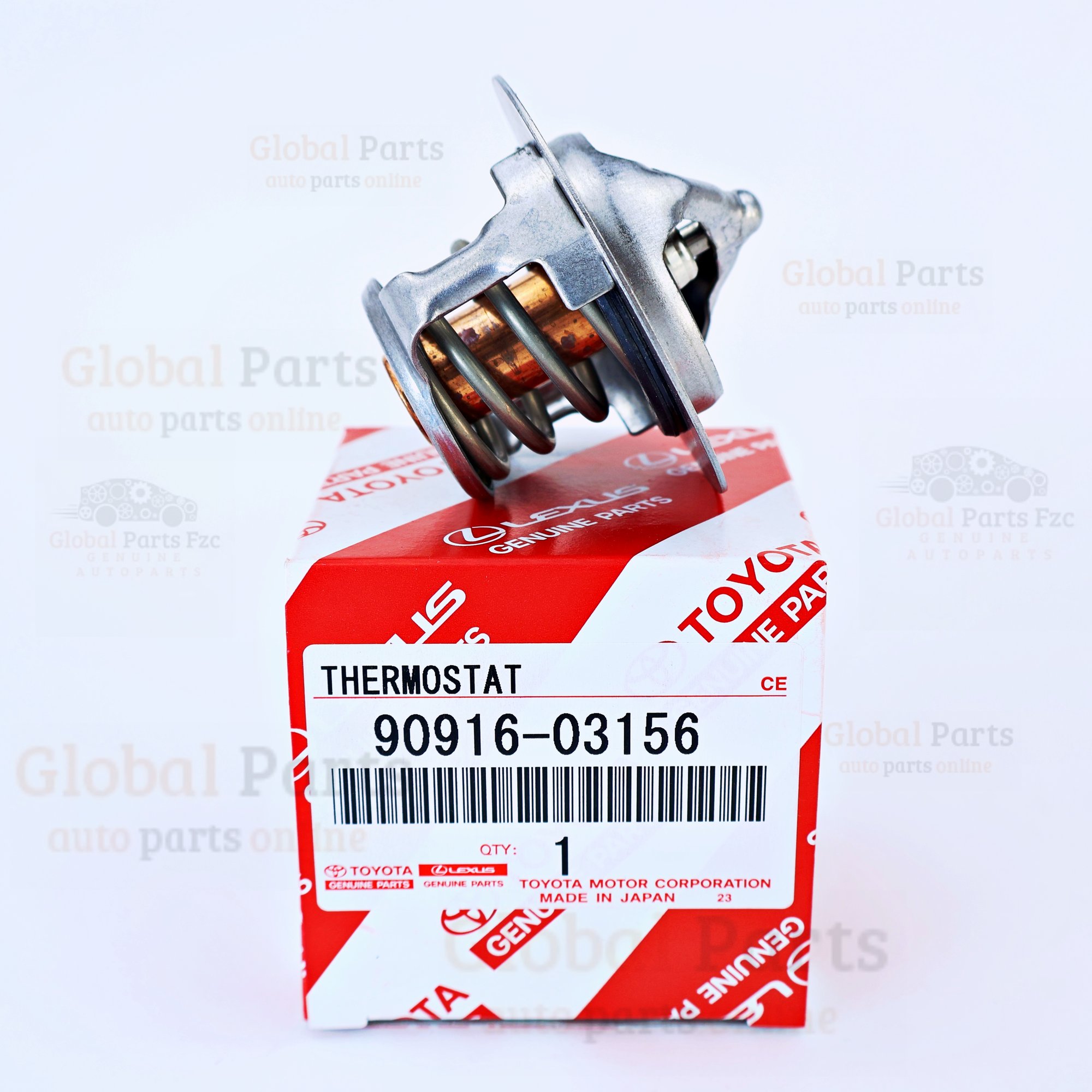 Genuine Toyota OEM Engine Coolant Thermostat - 90916-03156
