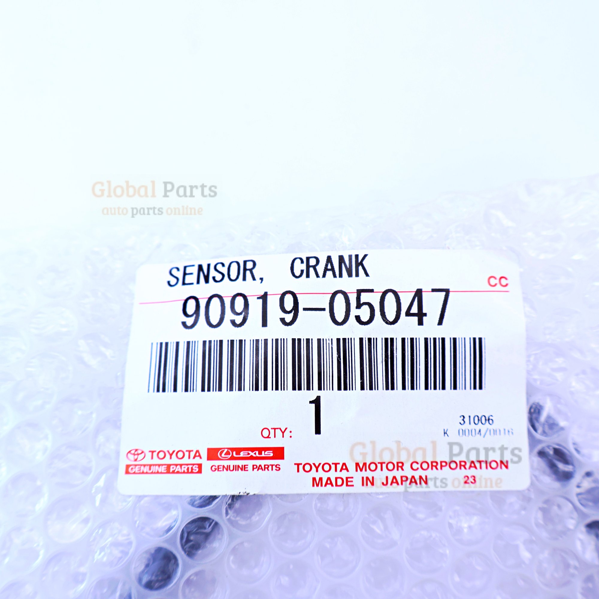 Genuine Toyota OEM Crankshaft Position Sensor - 90919-05047