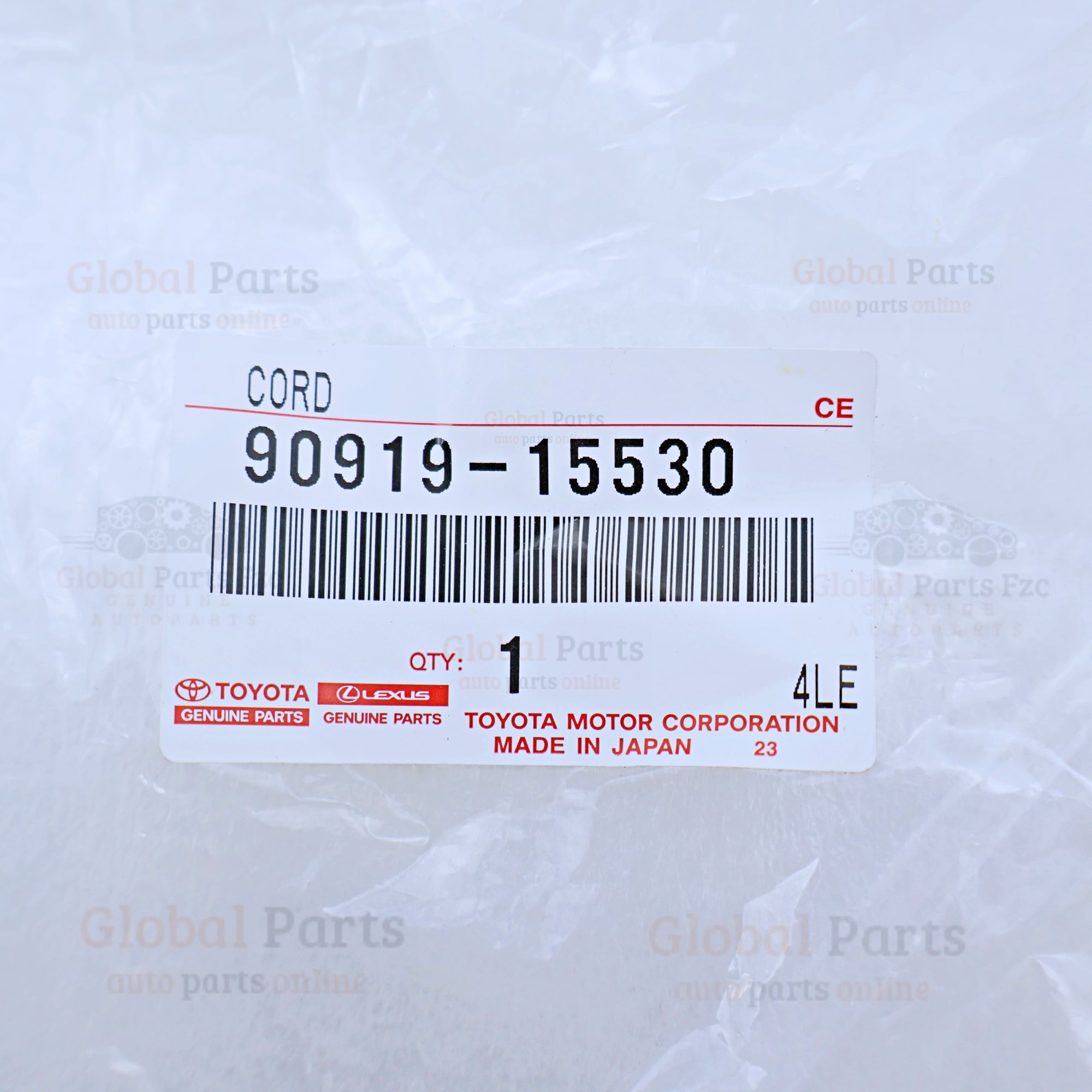 Genuine Toyota OEM Spark Plug Wire Set - 90919-15530