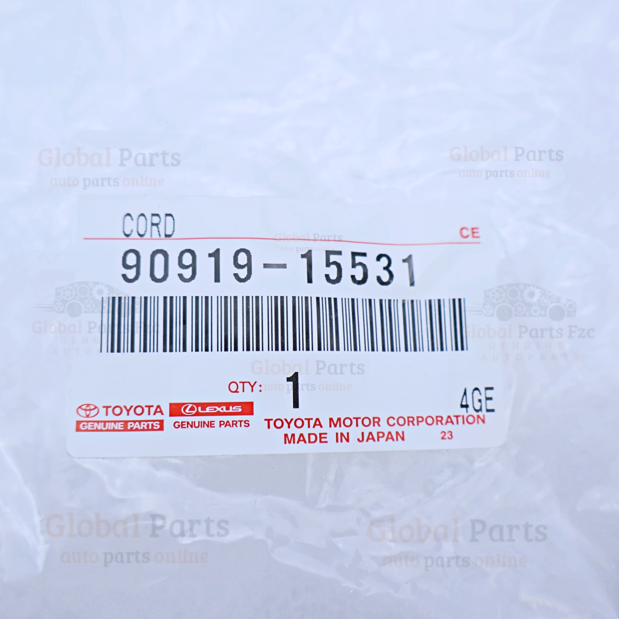 Genuine Toyota OEM Spark Plug Wire Set - 90919-15531