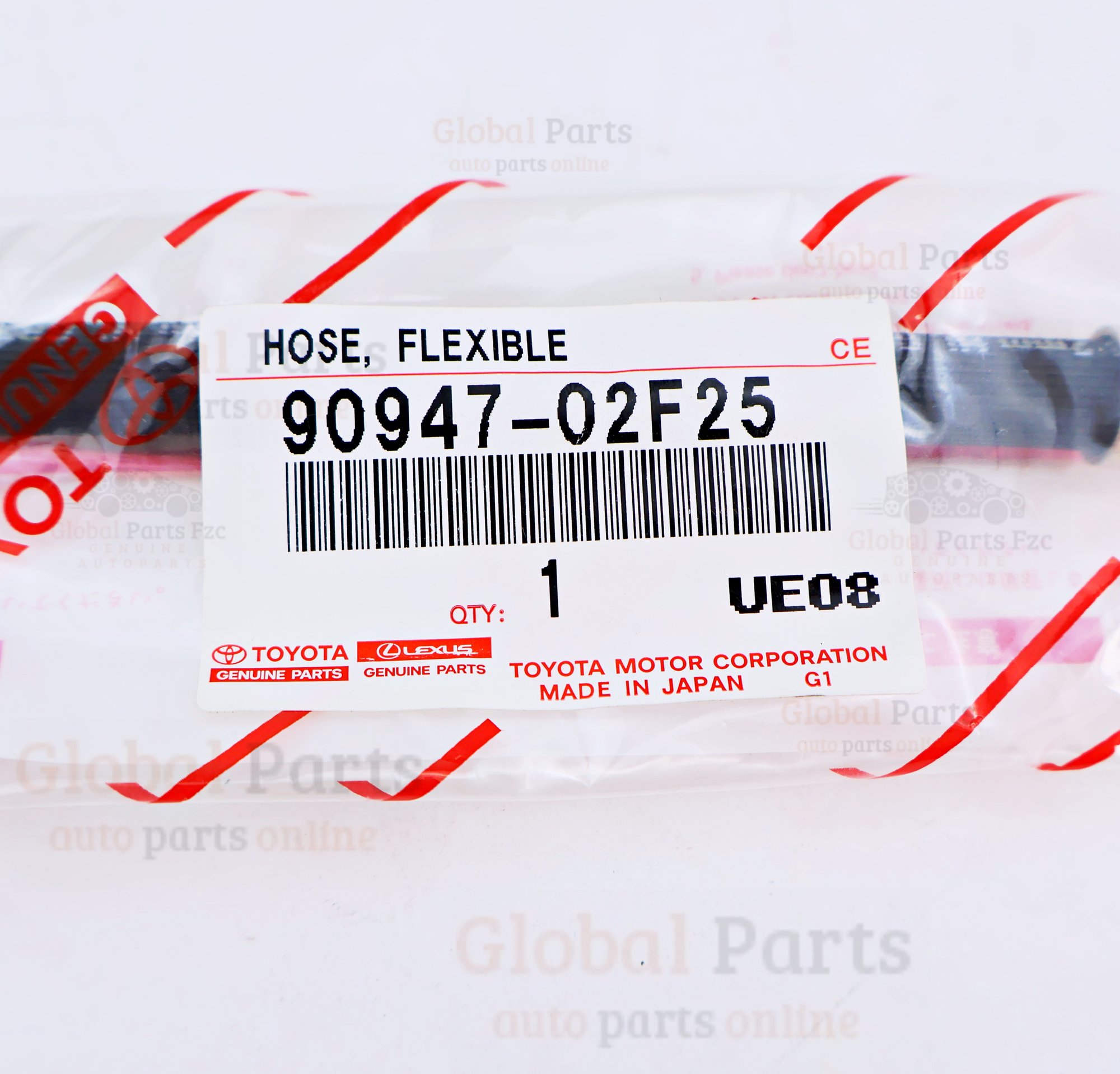 Genuine Toyota OEM Flexible Hose - 90947-02F25