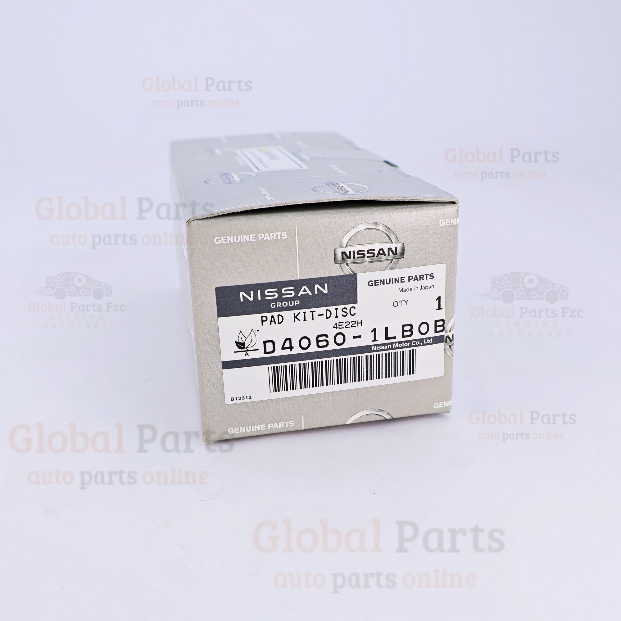 Genuine Nissan OEM Rear Disc Brake Pad Kit - D4060-1LB0B