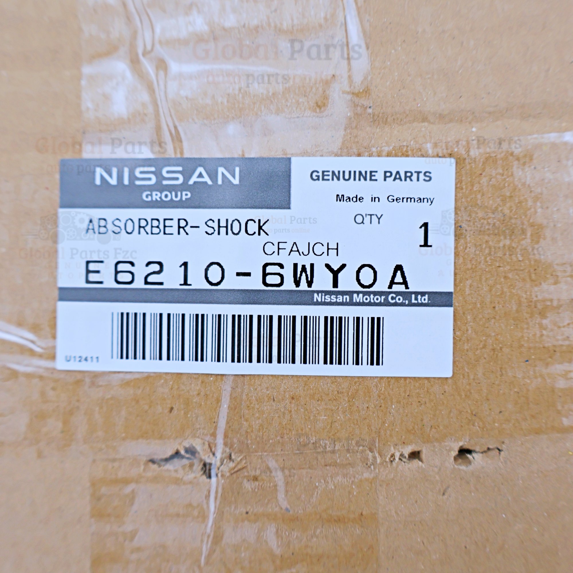 Genuine Nissan OEM Rear Shock Absorber - E6210-6WY0A