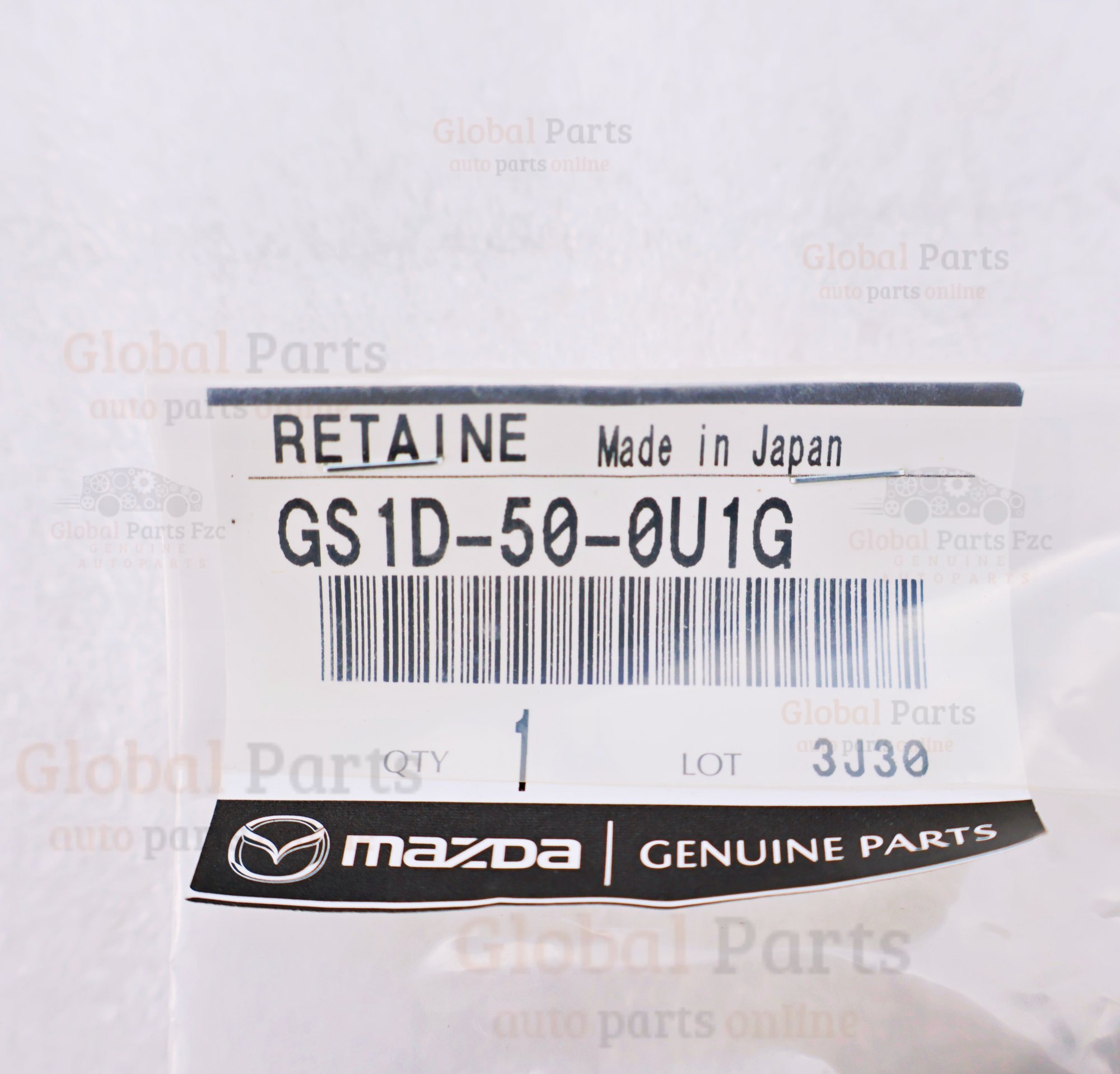 Genuine Mazda OEM Front Bumper Retainer No. 2 - GS1D-50-0U1G