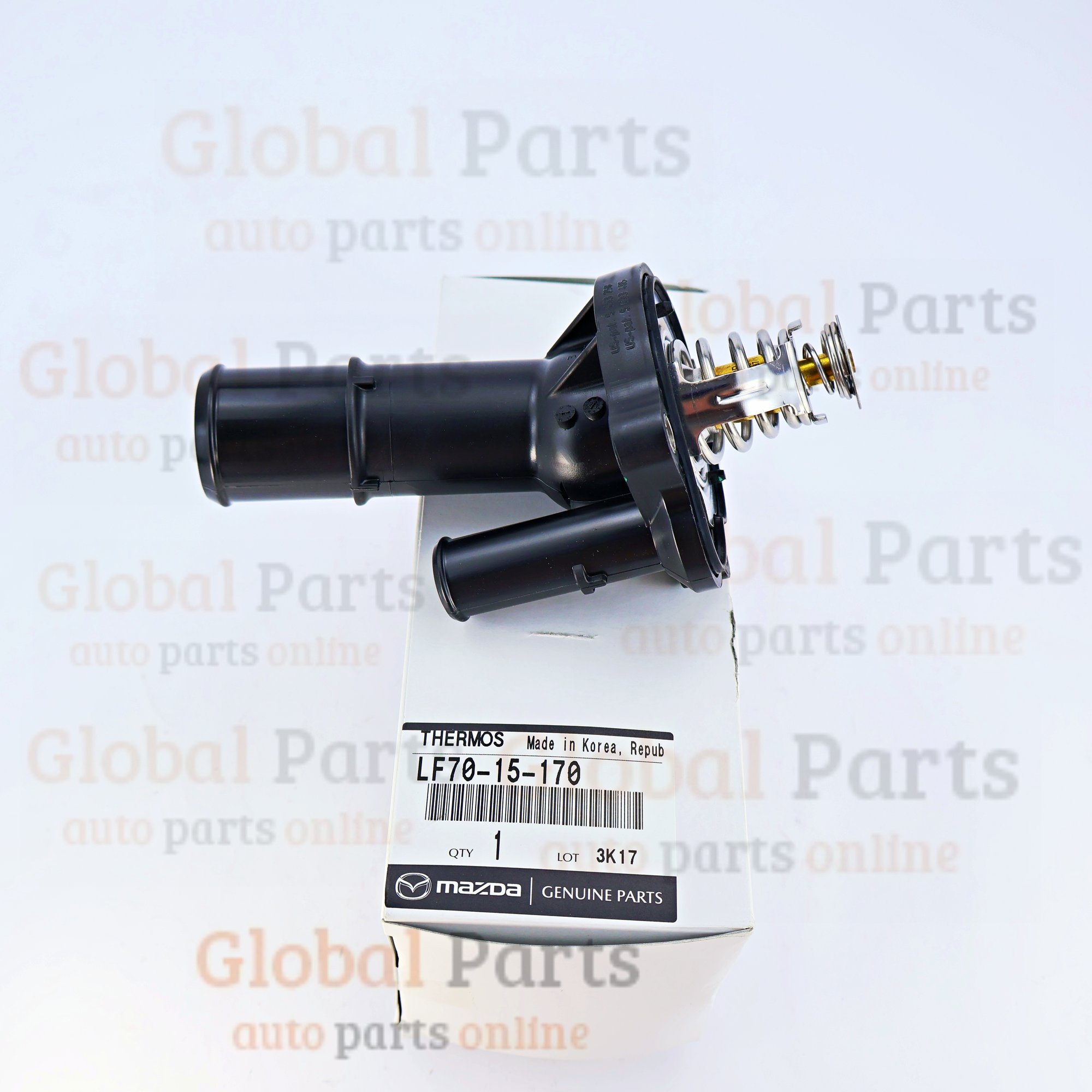 Genuine Mazda OEM Engine Coolant Thermostat - LF70-15-170