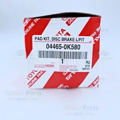 Genuine Toyota OEM Brake Pad Kit - 04465-0K580