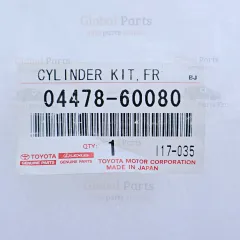 Genuine Toyota OEM Front Disc Brake Caliper Cylinder Kit - 04478-60080