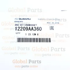 Genuine Subaru OEM Crankshaft Bearing Set - 12209AA360