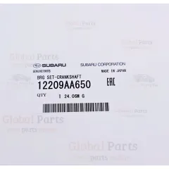 Genuine Subaru OEM Crankshaft Bearing Set - 12209-AA650