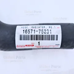 Genuine Toyota OEM Radiator Hose Number 1 - 16571-75231