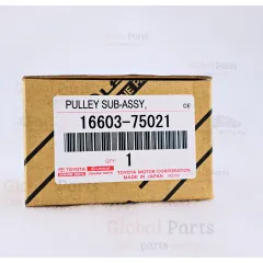 Genuine Toyota OEM Idler Pulley - 16603-75021