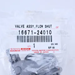 Genuine Toyota OEM Engine Coolant Water Control Valve - 16671-24010