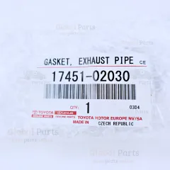 Genuine Toyota OEM Exhaust Gasket - 17451-02030