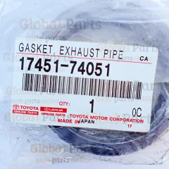 Genuine Toyota OEM Exhaust Pipe Gasket - 17451-74051