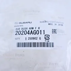Genuine Subaru OEM Front Arm Right Rubber Bushing - 20204-AG011