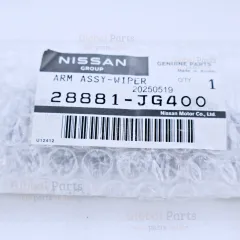 Genuine Nissan OEM Windshield Wiper Arm Assembly - 28881-JG400