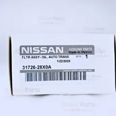 Genuine Nissan OEM Oil Filter Automatic Transmission Assembly - 31726-28X0A