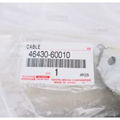 Genuine Toyota OEM Parking Brake Cable No. 3 - 46430-60010