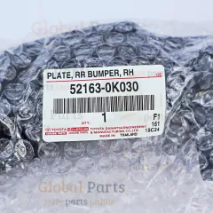 Genuine Toyota OEM Right Rear Bumper Plate - 52163-0K030
