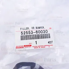 Genuine Toyota OEM Left Rear Bumper Filler - 52553-60030