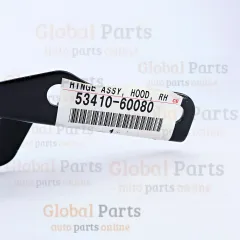 Genuine Toyota OEM Right Hood Hinge Assembly - 53410-60080