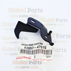 Genuine Toyota OEM Auxiliary Hood Latch - 53557-47010