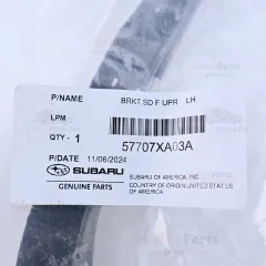 Genuine Subaru OEM Front Left Upper Bumper Cover Bracket - 57707-XA03A