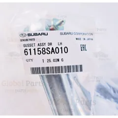 Genuine Subaru OEM Left Door Gusset Assembly - 61158-SA010