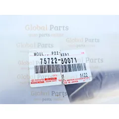 Genuine Toyota OEM Rear Door Moulding - 75722-60071