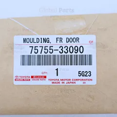 Genuine Toyota OEM Front Door Moulding - 75755-33090