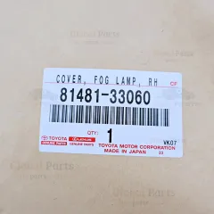 Genuine Toyota OEM Right Fog Lamp Cover - 81481-33060