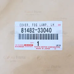 Genuine Toyota OEM Left Fog Lamp Cover - 81482-33040
