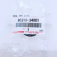 Genuine Toyota OEM Oil Seal - 90316-34001