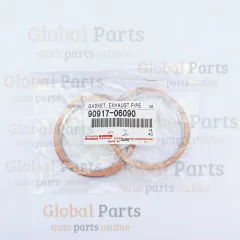 Genuine Toyota OEM Exhaust Pipe Gasket - 90917-06090