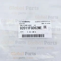 Genuine Subaru OEM Sun Visor Assembly Left - 92011FG062ME